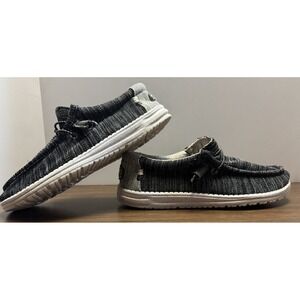 Hey Dude Wally Stretch Mix Meteorite Men's Size 9 Casual Slip-On Shoes